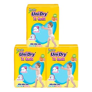 Combo 3 Tã Quần Unidry Ultra Jumbo XXL56 (56 Miếng)