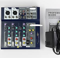 Mixer F4 USB Hát Karaoke Thu âm 