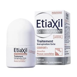 Lăn khử mùi Etiaxil Détranspirant Traitement Confort+ Aisselles Peaux Sensibles 15ml (Dành cho da siêu nhạy cảm)