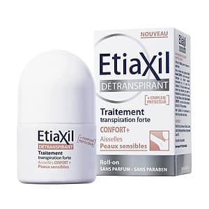 Lăn khử mùi Etiaxil Détranspirant Traitement Confort+ Aisselles Peaux Sensibles 15ml (Dành cho da siêu nhạy cảm)