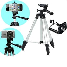 Chân máy ảnh Tripod 3110 tặng Giá kẹp điện thoại, Remote bluetooth và Túi đựng