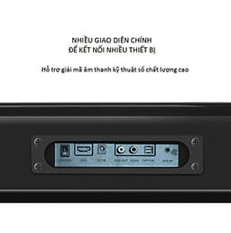 Bộ Sản Phẩm Cho Ngôi Nhà Sống Động Loa Soundbar 5.1 Bluetooth Hát Karaoke AMOI L5 + Loa Siêu Trầm S2 Tặng 02 Micro Không Dây AZONE - Đen