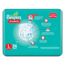 Tã Quần Pampers Giữ Dáng Mới Gói Lớn L36 (36 Miếng)