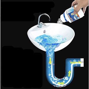 [ComBo 3 Hộp] Bột Thông Tắc Cống Cực Mạnh-TVS55-Bột Thông Bồn Cầu, Thông Tắc Ngẽn Cống, Lavabo-268G