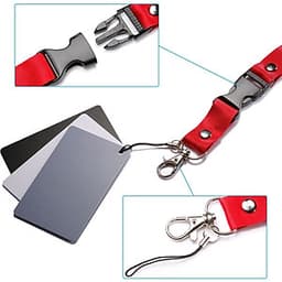 Gray Card - Thẻ cân bằng trắng 3in1 có dây đeo cổ