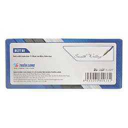 Hộp 20 Bút Bi Thiên Long TL-027 - Xanh