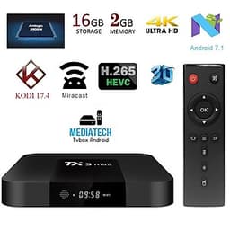 Android Tivi Box TX3 Mini Phiên Bản 2GB Ram Và 16GB Bộ Nhớ Trong, Hệ Điều Hành Android TV, Tìm Kiếm Giọng Nói - Hàng Nhập Khẩu