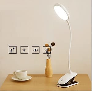 Đèn bàn chống cận thương hiệu Smiling Shark không dây, sạc USB, thân đèn linh hoạt 360 độ, có thể kẹp vào bàn hay giá sách, bảo vệ mắt khi học bài, đọc sách, làm việc máy tính kéo dài - hàng chính hãng
