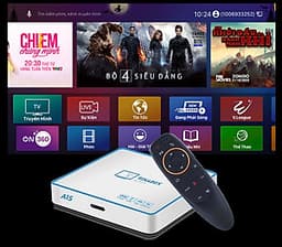 Android TV Box Vinabox A15 2020 Có Điều khiển giọng nói Ram 2G/ Rom 16G - Hàng Chính Hãng
