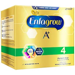 Combo 1 hộp sữa bột Enfagrow A+ 4 2.2kg tặng 1 lon S4 400g