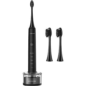 Bàn Chải Đánh Răng Điện Lock&lock ENR346BLK - DC3.7V, Trọng Lượng 235g, Sạc Không Dây - Màu Đen