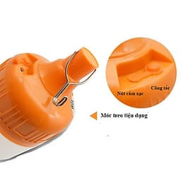 Bóng đèn tích điện loại 100W có móc treo không cần dây điện - Đèn sạc không dây