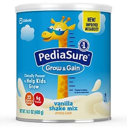 Sữa bột dinh dưỡng PediaSure Grow & Gain hương Vani 400gr (Mẫu mới - Non-GMO)