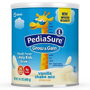 Sữa bột dinh dưỡng PediaSure Grow & Gain hương Vani 400gr (Mẫu mới - Non-GMO)