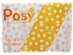Giấy Vệ Sinh Posy Economic Mới  2 Lớp 12 Cuộn