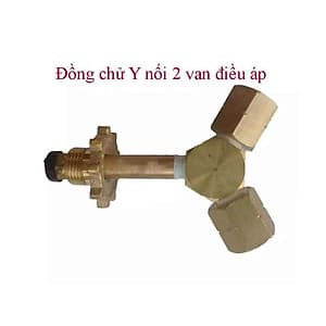 Chử Y gắn cho 2 van điều áp, Sử dụng từ 2 bếp gas 