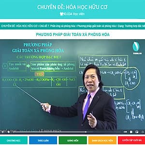 Khóa học CHUYÊN ĐỀ: HÓA HỌC HỮU CƠ - thầy Lê Minh Phấn - 03 tháng