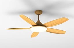 Quạt trần đèn trang trí phòng khách đẹp hiện đại - HLFAN080