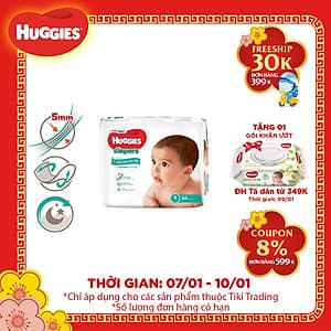 Tã Dán Siêu Cao Cấp Huggies Platinum S82 (82 Miếng)