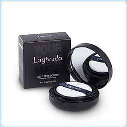 Phấn nước trang điểm Hàn Quốc che khuyết điểm, cho lớp nền trong suốt Lagivado Just Perfection Cushion Foundation – 2 tông màu 14g