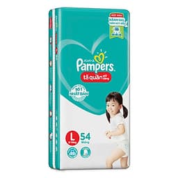 Tã Quần Pampers Giữ Dáng Mới Gói Đại L54 (54 Miếng)