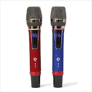 Bộ 2 Micro Karaoke Không Dây Cực Hay - Kết Nối Xa Tới 35m - Hút Âm Cực Tốt - Hát Cực Nhẹ - Hàng Chính Hãng