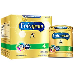 Combo 1 hộp sữa bột Enfagrow A+ 4 2.2kg tặng 1 lon S4 400g
