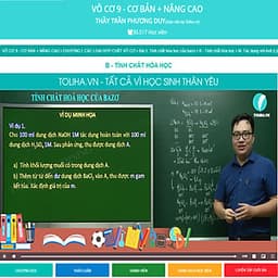 Khóa học HÓA VÔ CƠ 9 - CƠ BẢN + NÂNG CAO thầy Trần Phương Duy- 06 tháng