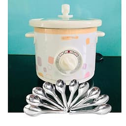 Nồi tiềm yến, nấu cháo,.. đa năng dung tích 1,5L Tặng kèm 10 muỗng súp inox