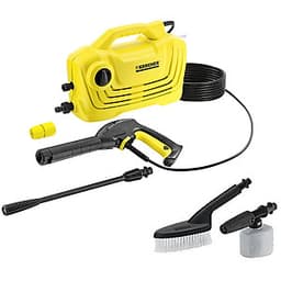 Combo Máy phun rửa áp lực cao Karcher K 2 Classic và Bộ đầu chà, bình xịt