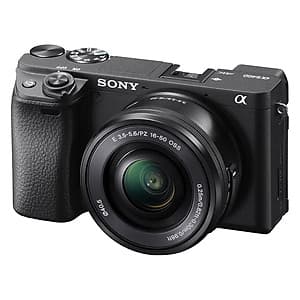 Máy Ảnh Sony Alpha A6400 Body + Lens 16-50mm (Black) - Hàng Chính Hãng