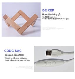 Đèn Ngủ Quả Cầu Mây Để Bàn SPEVI - Điều Chỉnh Độ Sáng, Làm Đèn Ngủ Trang Trí, Quà Sinh Nhật Cực Đáng Yêu, Đầu USB, Adapter USB Tiện Lợi, Đế Gỗ Xếp Sang Trọng, Bóng Đèn Led Vô Cùng Tiết Kiệm Điện - Hàng Chính Hãng