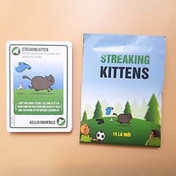 Set Mèo Nổ Kinh Điển: Combo Mèo Nổ Exploding Kittens Đen + 05 Bản Mở Rộng