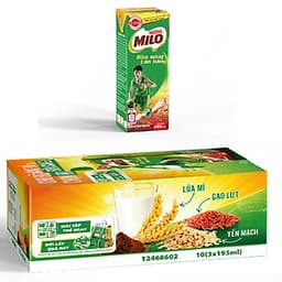 Thùng 30 Hộp Sữa Nestlé MILO Bữa Sáng (195ml/ Hộp)