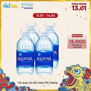 Thùng 4 Chai Nước Khoáng Thiên Nhiên Aquafina (5L/chai)