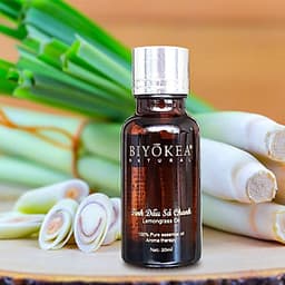 Tinh dầu Sả chanh thiên nhiên Biyokea xông phòng đuổi muỗi, xông khử mùi chai 20ml