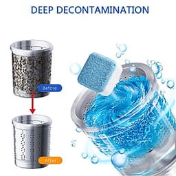 Hộp 12 Viên Tẩy Vệ Sinh Lồng Máy Giặt, Diệt Khuẩn Và Tẩy Chất Cặn Lồng Máy Giặt Hiệu Quả
