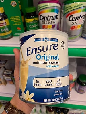 Sữa bột Ensure Original Nutrition Powder (397g) mẫu mới - Thùng 06 hộp