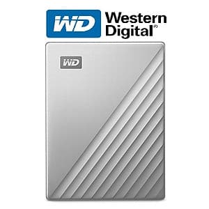 Ổ Cứng Di Động WD My Passport Ultra 4TB USB Type C - Màu Bạc - Box Tiếng Anh -  Hàng Nhập Khẩu