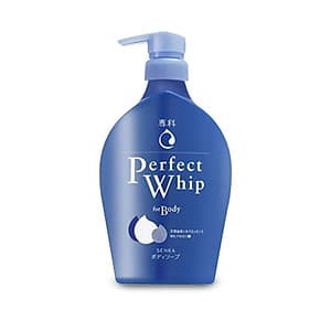 Combo Sữa tắm dưỡng ẩm Senka Perfect Whip 500ml và Sữa rửa mặt sạch ẩm mịn tự nhiên với bọt tơ tằm trắng Perfect Whip 120g