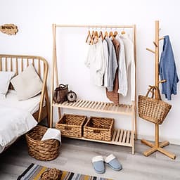 Giá Treo Quần Áo Gỗ 2 Tầng Size L A Hanger 2FL Nội Thất Kiểu Hàn BEYOURs - Gỗ Tự Nhiên