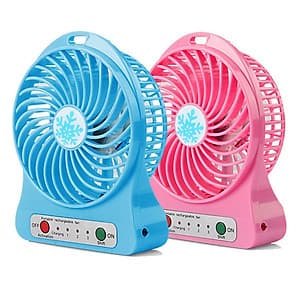 Quạt mini 3 cấp độ gió ( giao màu ngẫu nhiên ) 