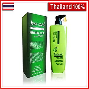Dầu gội Kích Thích Mọc Tóc - Sạch Gàu Hết Ngứa - Phục Hồi Tóc Hư Tổn Nặng - Giữ Màu Tóc Nhuộm - Trà Xanh Howcare Thái Lan 500ml