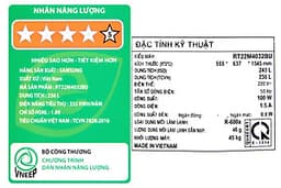 Tủ Lạnh Inverter Samsung RT22M4032BU/SV (236L) - Hàng Chính Hãng - Chỉ Giao tại HCM