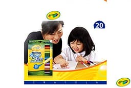 Bộ Bút Lông 20 Màu Cao Cấp CRAYOLA 58-8106