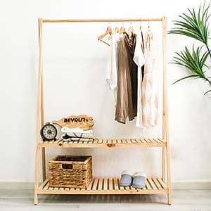 Giá Treo Quần Áo Gỗ 2 Tầng Size L A Hanger 2FL Nội Thất Kiểu Hàn BEYOURs - Gỗ Tự Nhiên