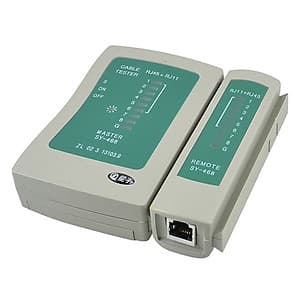 Hộp Test cáp  mạng + Pin