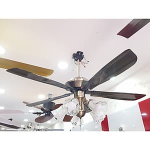 Quạt Trần OEM 121319 - 6 cấp độ gió - 5 cánh thép siêu mát - Hàng chính hãng