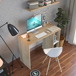 Bàn Làm Việc Kết Hợp Kệ Sách Không Phải Đứng Lên Lấy Sách Khi Học Tập Và Làm Việc
