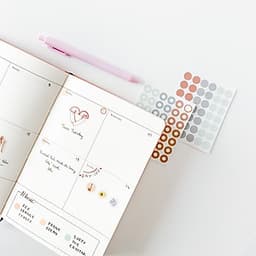 Sổ tay Planner 2021 Crabit Notebuck - Sổ Kế hoạch 2021 Bìa cứng - Lịch năm, tháng, tuần, trang dot, bản đồ Việt Nam